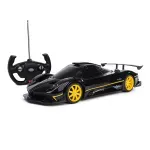 Jucarii, Copii si Bebe - Jucarii si jocuri - Vehicule si jucarii cu telecomanda - Masinute - Masina Cu Telecomanda Pagani Zonda R Negru Cu Scara 1 La 14 - Infinity.ro