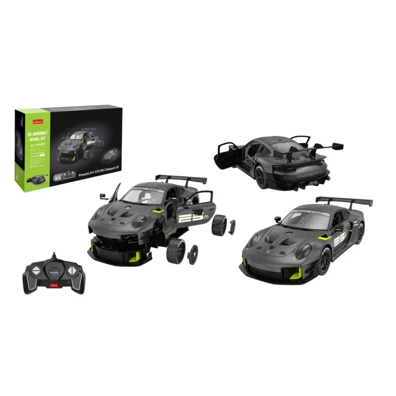 Jucarii, Copii si Bebe - Jucarii si jocuri - Vehicule si jucarii cu telecomanda - Masinute - Masinuta Construibila Cu Telecomanda Porsche 911 Gt2 Rs Clubsport 25 Scara 1 La 18 - Infinity.ro