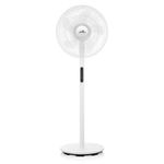 Electronice si Electrocasnice - Climatizare si sisteme de incalzire - Aparate racire aer - Ventilatoare - Ventilator cu picior ETA Breezo 460790000, design de lux, 60 W, 45 cm, 4 viteze, 5 palete, oscilatie, LED, telecomanda, - Infinity.ro