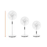 Electronice si Electrocasnice - Climatizare si sisteme de incalzire - Aparate racire aer - Ventilatoare - Ventilator cu picior ETA Breezo 460790000, design de lux, 60 W, 45 cm, 4 viteze, 5 palete, oscilatie, LED, telecomanda, - Infinity.ro
