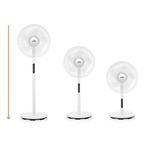 Electronice si Electrocasnice - Climatizare si sisteme de incalzire - Aparate racire aer - Ventilatoare - Ventilator cu picior ETA Breezo 460790000, design de lux, 60 W, 45 cm, 4 viteze, 5 palete, oscilatie, LED, telecomanda, - Infinity.ro