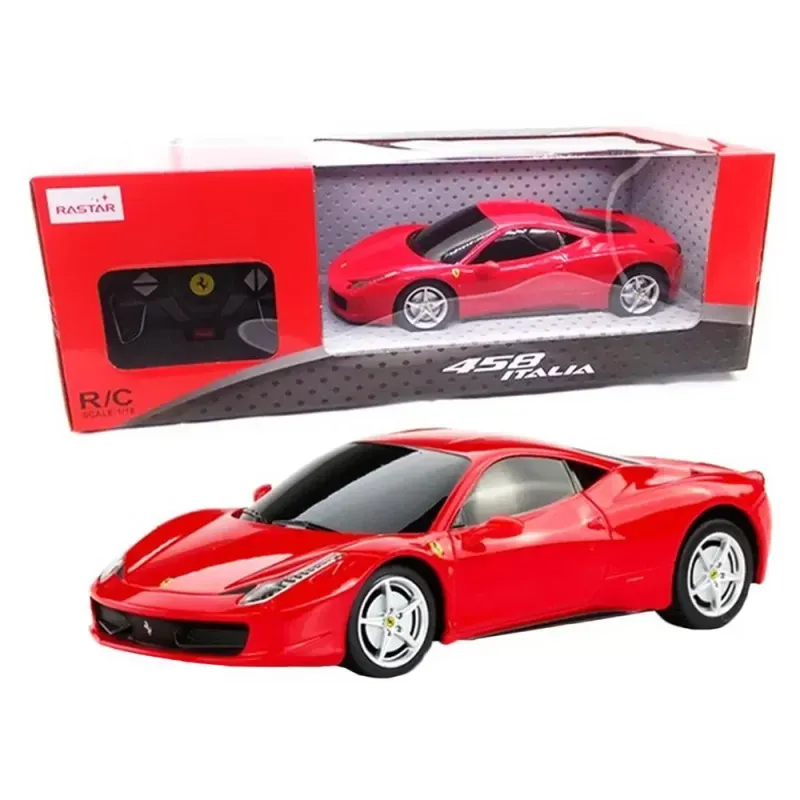 Jucarii, Copii si Bebe - Jucarii si jocuri - Vehicule si jucarii cu telecomanda - Masinute - Masina Cu Telecomanda Ferrari 458 Italia Scara 1 La 18 - Infinity.ro