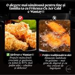 Electronice si Electrocasnice - Electrocasnice bucatarie - Aparate de gatit & desert - Friteuze - Friteuza cu Aer Cald e-Wantay® – Airfryer Digital 2400W, 8L, Ecran Tactil, 8 Programe Prestabilite, Gatire 360° - Infinity.ro