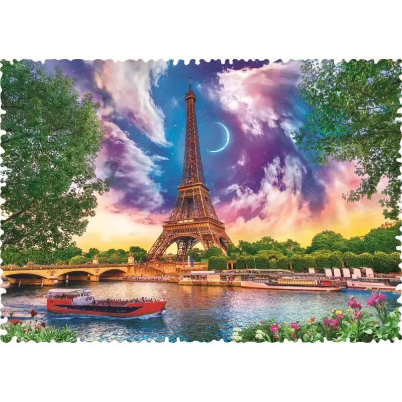 Jucarii, Copii si Bebe - Jucarii si jocuri - Jocuri si puzzle - Puzzle - Puzzle Trefl 600 Cu Piese Ciudate - Cer De Poveste La Paris - Infinity.ro