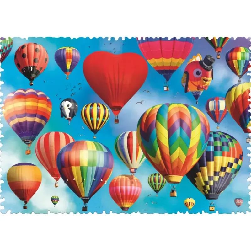 Jucarii, Copii si Bebe - Jucarii si jocuri - Jocuri si puzzle - Puzzle - Puzzle Trefl 600 Cu Piese Ciudate - Baloane Colorate - Infinity.ro