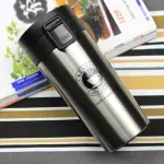 Casa si Gradina - Bucatarie si vesela - Accesorii bar - Termosuri si Cani termos - Pahar termos metalic ABYZ™, 380ml, izoterm, culoare Argintiu – ideal pentru cafea, ceai si bauturi reci - Infinity.ro