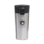 Casa si Gradina - Bucatarie si vesela - Accesorii bar - Termosuri si Cani termos - Pahar termos metalic ABYZ™, 380ml, izoterm, culoare Argintiu – ideal pentru cafea, ceai si bauturi reci - Infinity.ro