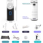 Jucarii, Copii si Bebe - Igiena si ingrijire - Accesorii ingrijire copii - Aparate aerosoli copii - Aparat Aerosoli Profesional Linomag®, Masca Copii si Adulti,  Tehnologie Dual-Wave, Autocuratare, Silentios, Negru - Infinity.ro