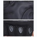 Sport si Outdoor - Echipament Sportiv - Accesorii echipament sportiv - Manusi sport - Manusi Tactice Fara Degete, Microfibra/Piele Eco, marime L, Negru - Infinity.ro