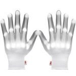 Casa si Gradina - Decoratiuni - Decoratiuni petrecere - Masti si costume carnaval - Manusi LED pentru adulti, Linomag®, 3 moduri de iluminare, Efect radiografie, Alb - Infinity.ro