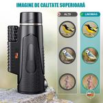 TV, Audio-Video si Foto - Optica, astronomie si metrologie - Optica si astronomie - Binocluri & lunete - Monoclu Telescop profesional HD 12x50 Linomag®, BaK-4, dual focus, suport telefon, trepied, vedere zi/seara, waterproof - Infinity.ro