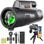 TV, Audio-Video si Foto - Optica, astronomie si metrologie - Optica si astronomie - Binocluri & lunete - Monoclu Telescop profesional HD 12x50 Linomag®, BaK-4, dual focus, suport telefon, trepied, vedere zi/seara, waterproof - Infinity.ro