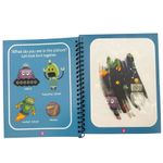 Carti si Birotica - Carti - Carti pentru copii - Carti de colorat - Carte de colorat cu apa Magic Book Linomag®, roboti, reutilizabila, engleza, +3 ani, fete si baieti - Infinity.ro