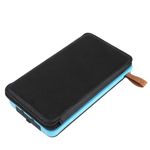 Casa si Gradina - Electrice - Accesorii electrice - Baterii, acumulatori si incarcatoare - Baterie Externa Solara, Power Bank 20 000 mAh, Waterproof, 4 Panouri, Albastru - Infinity.ro