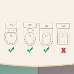 Jucarii, Copii si Bebe - Igiena si ingrijire - Baia bebelusului - Olite si reductoare WC - Reductor WC pentru Copii cu Scarita, Plabil, Reglabil pe Inaltime, Colac Moale, 42.6 x 55 x 41.5 cm, Gri, Mint - Infinity.ro