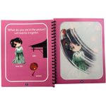 Carti si Birotica - Carti - Carti pentru copii - Carti de colorat - Carte de colorat cu apa Magic Book Linomag®, Manga, reutilizabila, engleza, +3 ani, fete si baieti - Infinity.ro