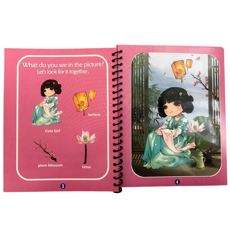 Carti si Birotica - Carti - Carti pentru copii - Carti de colorat - Carte de colorat cu apa Magic Book Linomag®, Manga, reutilizabila, engleza, +3 ani, fete si baieti - Infinity.ro