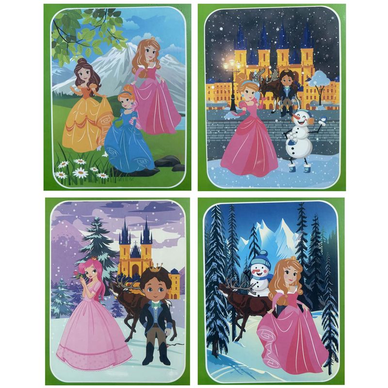 Carti si Birotica - Carti - Carti pentru copii - Carti de colorat - Carte de colorat cu apa Magic Book Linomag®, Craiasa zapezii, reutilizabila, engleza, +3 ani, fete si baieti - Infinity.ro