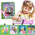 Carti si Birotica - Carti - Carti pentru copii - Carti de colorat - Carte de colorat cu apa Magic Book Linomag®, Craiasa zapezii, reutilizabila, engleza, +3 ani, fete si baieti - Infinity.ro