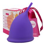 Ingrijire personala si Cosmetice - Ingrijire personala - Igiena intima - Tampoane si absorbante - Cupa Menstruala Drop, Mov, marimi S, L - S - Infinity.ro