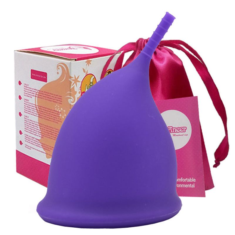 Ingrijire personala si Cosmetice - Ingrijire personala - Igiena intima - Tampoane si absorbante - Cupa Menstruala Drop, Mov, marimi S, L - L - Infinity.ro