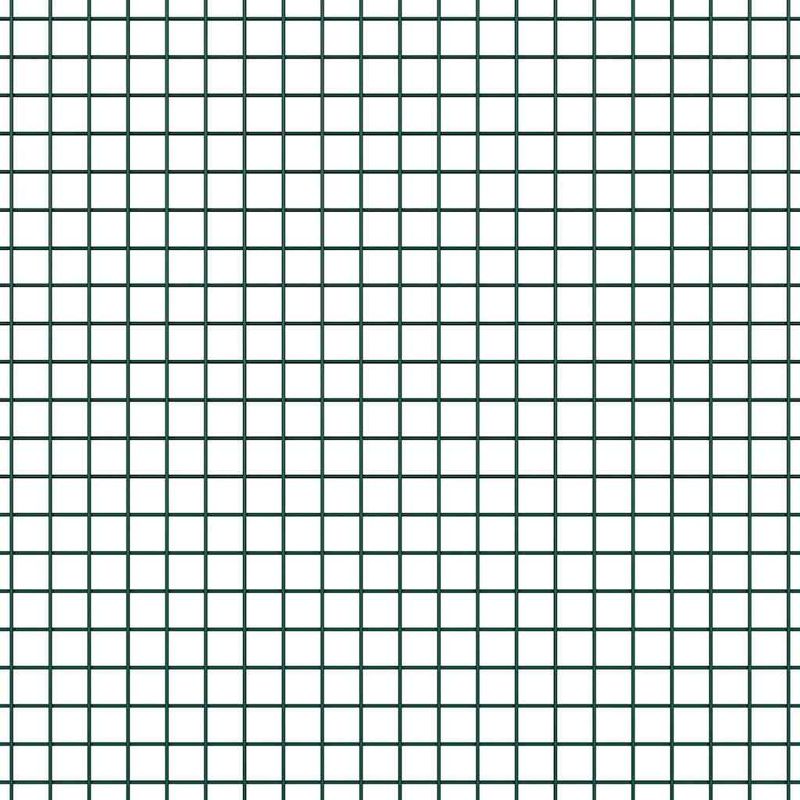 Casa si Gradina - Gradina si terasa - Garduri, panouri si accesorii - Ingradire din Otel cu 13 Stalpi Flansati Verde 0.5x25 m - Infinity.ro