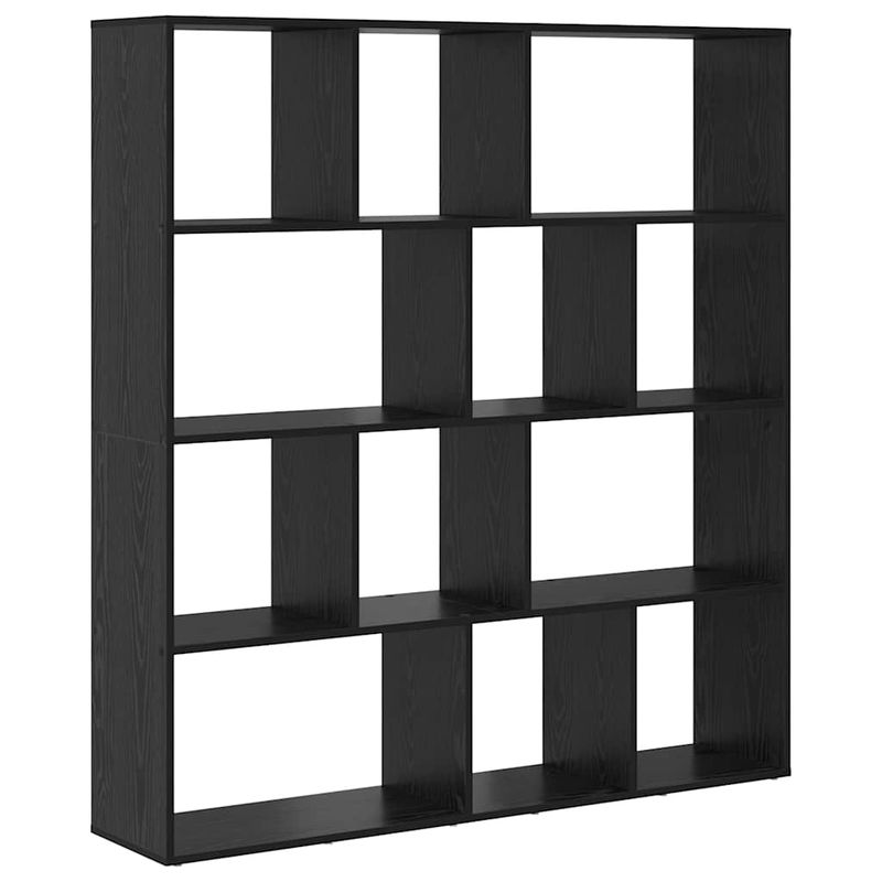 Casa si Gradina - Mobilier - Biblioteci si rafturi - Biblioteci - Dulap pentru carti Stejar negru 132 x 29 x 141.5 cm - Infinity.ro
