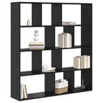 Casa si Gradina - Mobilier - Biblioteci si rafturi - Biblioteci - Dulap pentru carti Stejar negru 132 x 29 x 141.5 cm - Infinity.ro