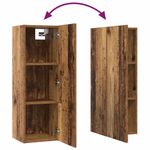 Casa si Gradina - Mobilier - Comode si corpuri - Comode - Set comoda TV 10 pcs Lemn vechi 30.5 x 30 x 90 cm Lemn compozit - Infinity.ro