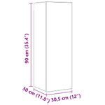 Casa si Gradina - Mobilier - Comode si corpuri - Comode - Set comoda TV 10 pcs Lemn vechi 30.5 x 30 x 90 cm Lemn compozit - Infinity.ro