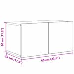 Casa si Gradina - Mobilier - Comode si corpuri - Comode - Set comoda TV 10 pcs Lemn vechi 30.5 x 30 x 90 cm Lemn compozit - Infinity.ro