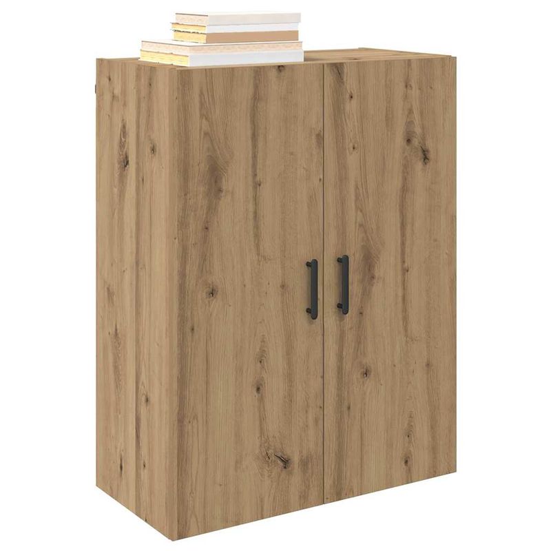 Casa si Gradina - Mobilier - Comode si corpuri - Comode - Mobilier cu Montaj pe Perete cu raft 2 pcs stejar artizanal - Infinity.ro