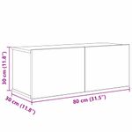 Casa si Gradina - Mobilier - Comode si corpuri - Comode - Set comoda TV Altele 8 pcs stejar artizanal 80 x 30 x 30 cm - Infinity.ro