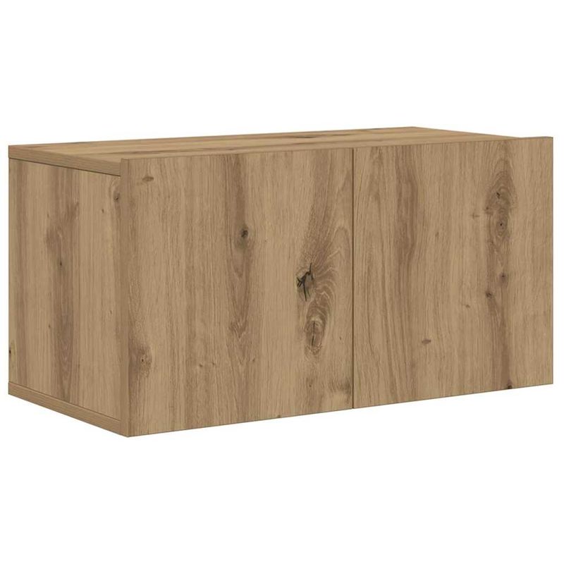 Casa si Gradina - Mobilier - Seturi de mobilier - Seturi living - Set dulap TV cu raft Pe perete Altele cu depozitare 8 pcs stejar artizanal - Infinity.ro