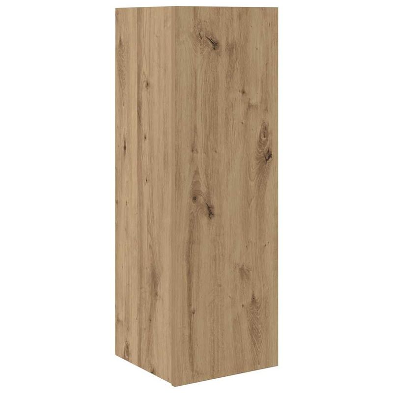Casa si Gradina - Mobilier - Comode si corpuri - Comode - Set comoda TV cu raft 4 pcs stejar artizanal 30.5 x 30 x 90 cm - Infinity.ro