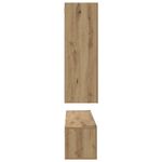 Casa si Gradina - Mobilier - Comode si corpuri - Comode - Set comoda TV cu raft 4 pcs stejar artizanal 30.5 x 30 x 90 cm - Infinity.ro