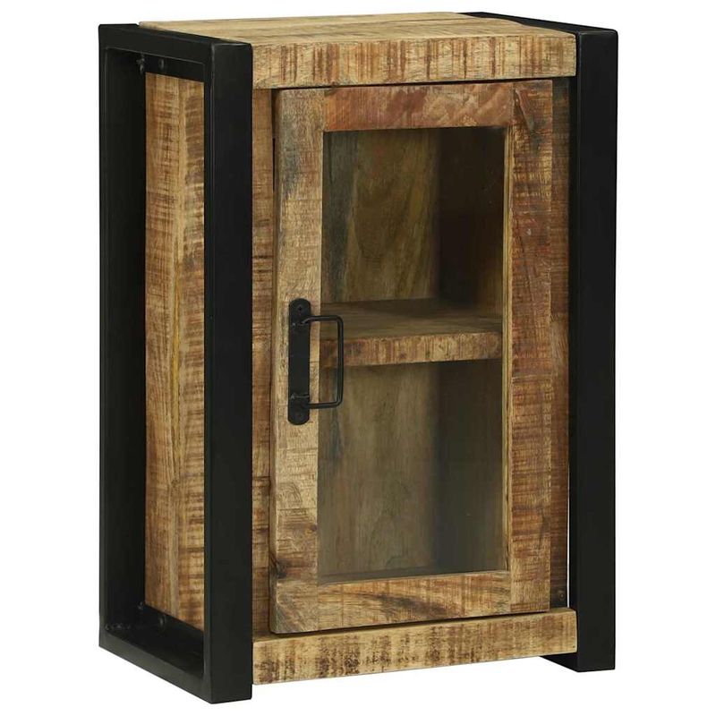 Casa si Gradina - Mobilier - Seturi de mobilier - Seturi baie - Dulap pentru Baie 40x30x60 cm Lemn Masiv Lemn de Mango Brut - Infinity.ro