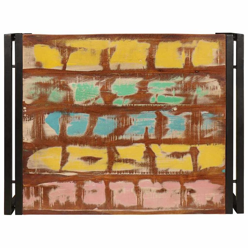 Casa si Gradina - Mobilier - Mobilier baie - Etajere baie - Raft pentru baie 65 x 50 x 23 cm Lemn solid de mango, fier - Infinity.ro