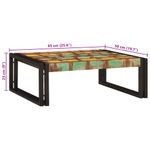 Casa si Gradina - Mobilier - Mobilier baie - Etajere baie - Raft pentru baie 65 x 50 x 23 cm Lemn solid de mango, fier - Infinity.ro
