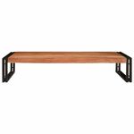 Casa si Gradina - Mobilier - Mobilier baie - Etajere baie - Raft pentru baie 120 x 50 x 23 cm Lemn solid de mango, fier - Infinity.ro