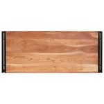 Casa si Gradina - Mobilier - Mobilier baie - Etajere baie - Raft pentru baie 120 x 50 x 23 cm Lemn solid de mango, fier - Infinity.ro