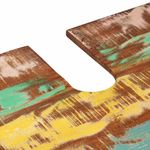 Casa si Gradina - Mobilier - Mobilier baie - Corpuri baie - Dulap pentru chiuveta de baie cu usa Lemn Solid Recuperat, Fier - Infinity.ro