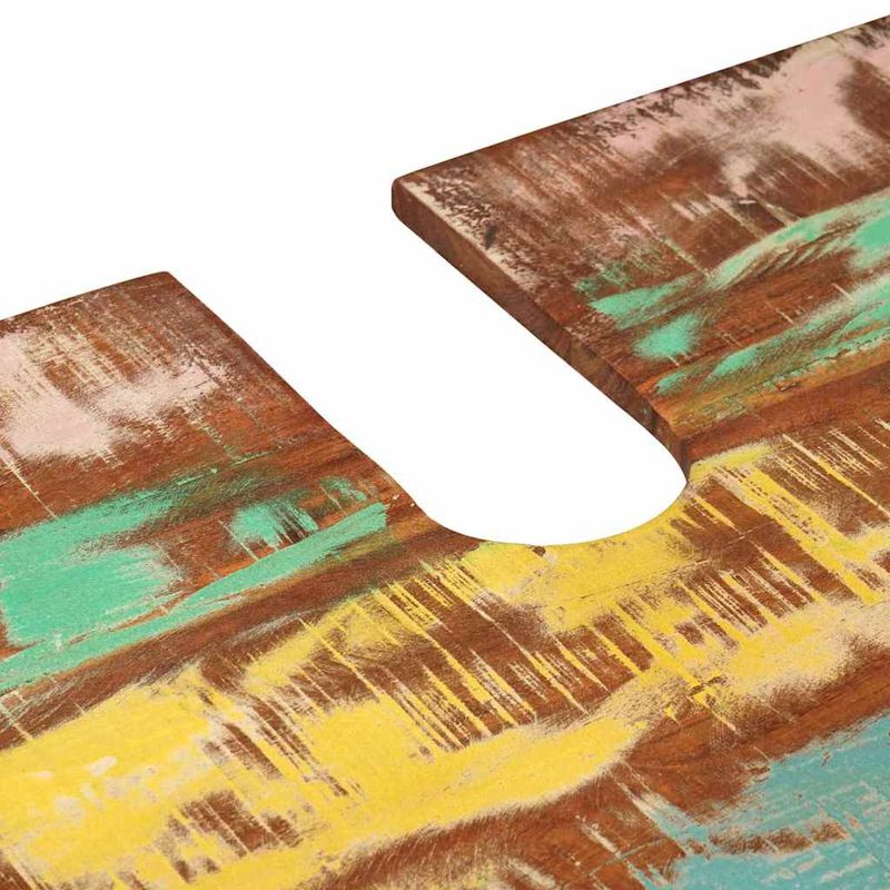 Casa si Gradina - Mobilier - Mobilier baie - Corpuri baie - Dulap pentru chiuveta de baie cu usa Lemn Solid Recuperat, Fier - Infinity.ro