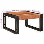 Casa si Gradina - Mobilier - Mobilier baie - Etajere baie - Raft pentru baie 40 x 50 x 23 cm Lemn solid de mango, fier - Infinity.ro