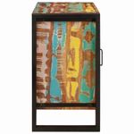 Casa si Gradina - Mobilier - Mobilier baie - Corpuri baie - Dulap pentru chiuveta de baie cu usa Lemn Solid Recuperat, Fier - Infinity.ro