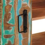 Casa si Gradina - Mobilier - Mobilier baie - Corpuri baie - Dulap pentru chiuveta de baie cu usa Lemn Solid Recuperat, Fier - Infinity.ro