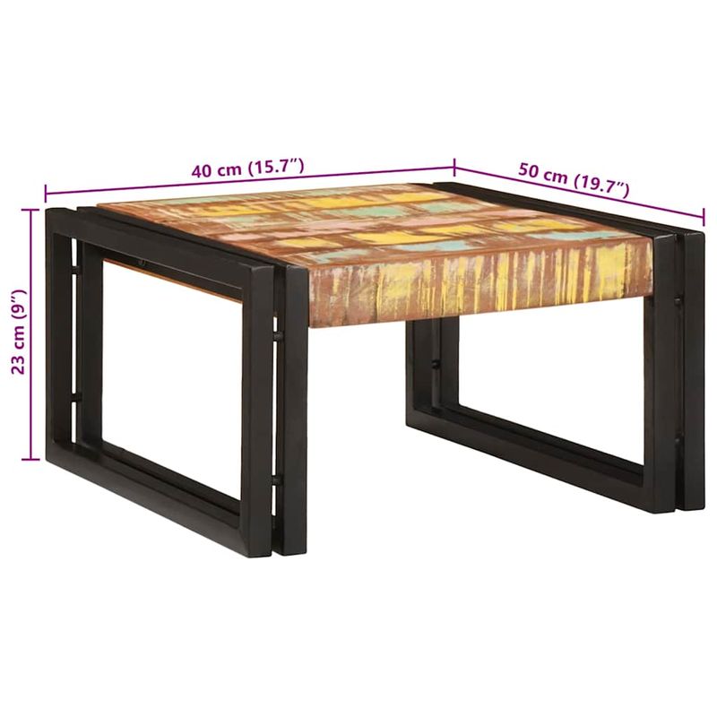 Casa si Gradina - Mobilier - Mobilier baie - Etajere baie - Raft pentru baie 60 x 50 x 23 cm Lemn solid de mango, fier - Infinity.ro