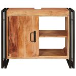 Casa si Gradina - Mobilier - Mobilier baie - Corpuri baie - Dulap pentru chiuveta de baie cu usa Lemn Solid de Acacia, Fier - Infinity.ro