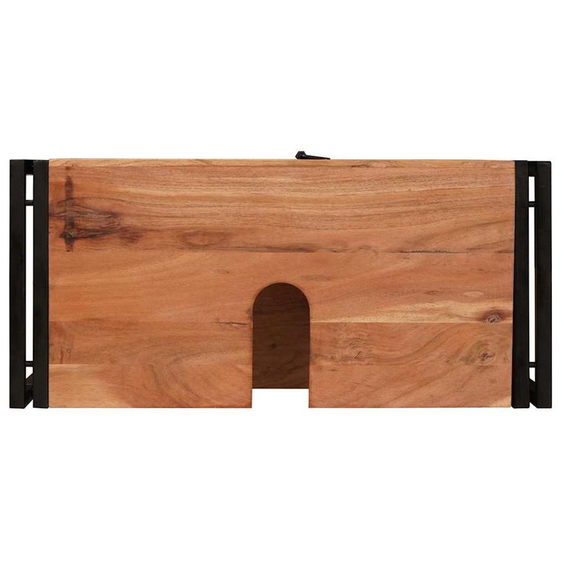 Casa si Gradina - Mobilier - Mobilier baie - Corpuri baie - Dulap pentru chiuveta de baie cu usa Lemn Solid de Acacia, Fier - Infinity.ro