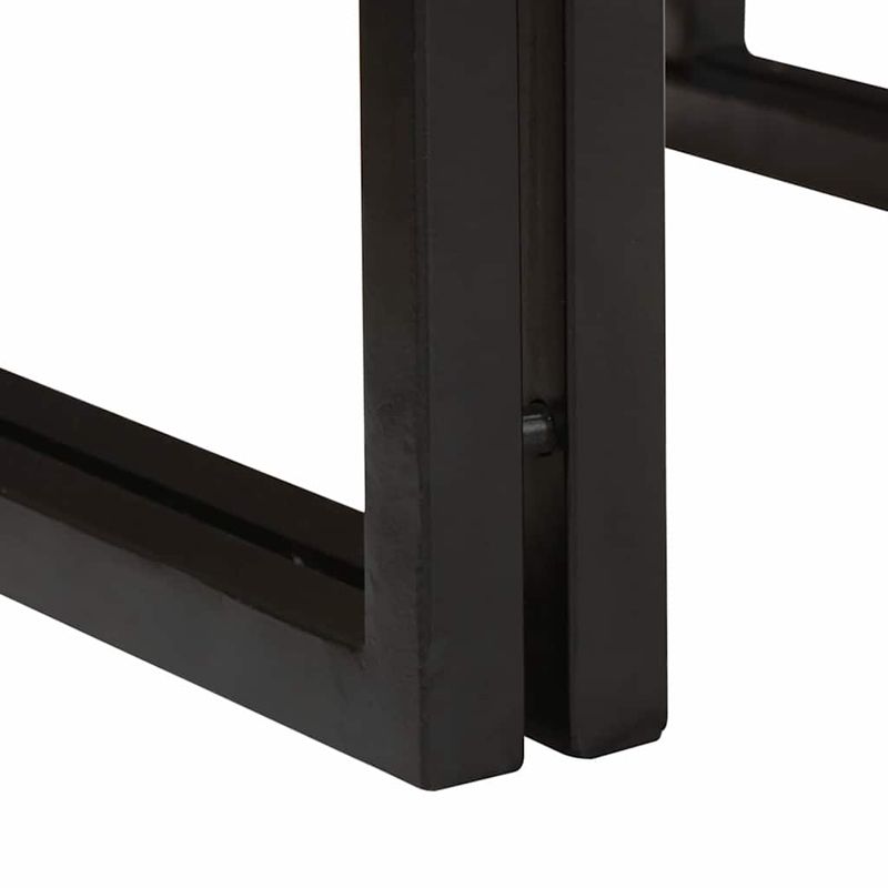 Casa si Gradina - Mobilier - Mobilier baie - Etajere baie - Raft pentru baie 40 x 50 x 23 cm Lemn solid de mango, fier - Infinity.ro